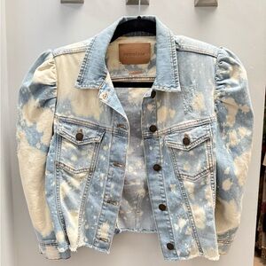 Retrofete Blue and White Jean Jacket